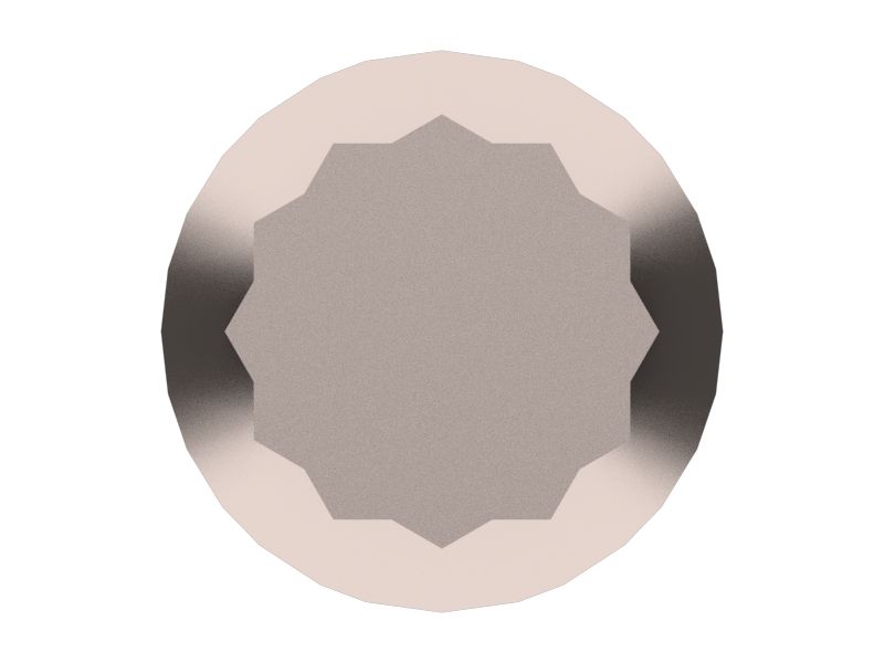 Болт с 12-гранной головкой 1/2''-13 x 6''