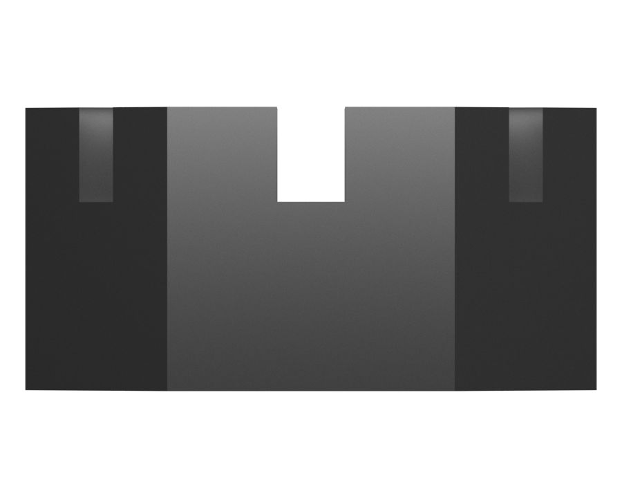 Стопорная корончатая шестигранная гайка с резьбой 7/8-14