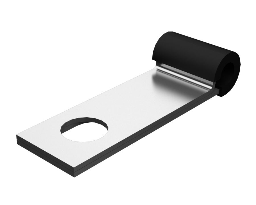 7D-1728: Зажим для шланга с одной трубкой с внутренним диаметром 6,35 мм