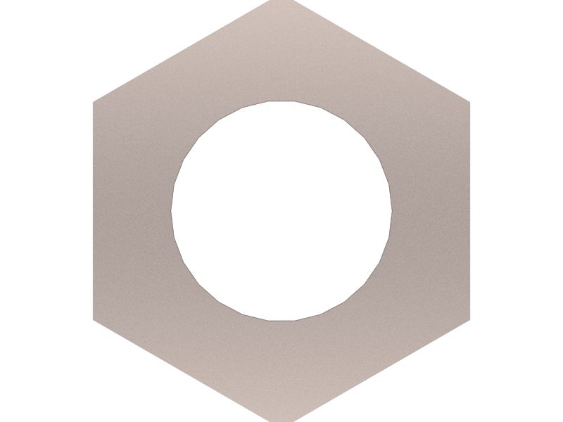 Шестигранная стопорная гайка M10 x 1,5 мм