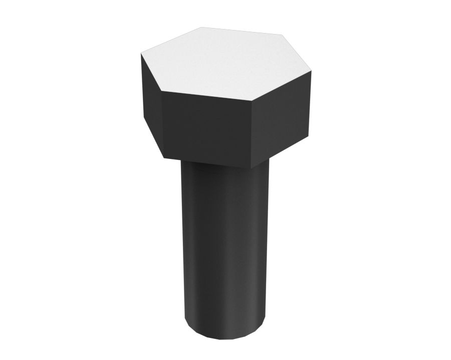 4F-8965: Болт с шестигранной головкой размером 7/16''-14 x 1 1/8''