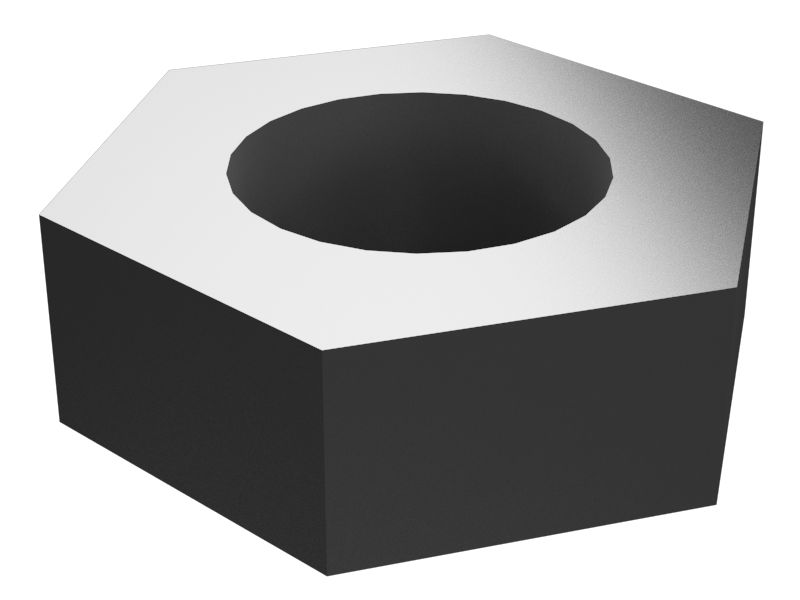 Шестигранная стопорная гайка M10 x 1,5 мм