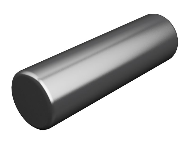 Стальной установочный штифт со скругленным концом длиной 31,80 мм