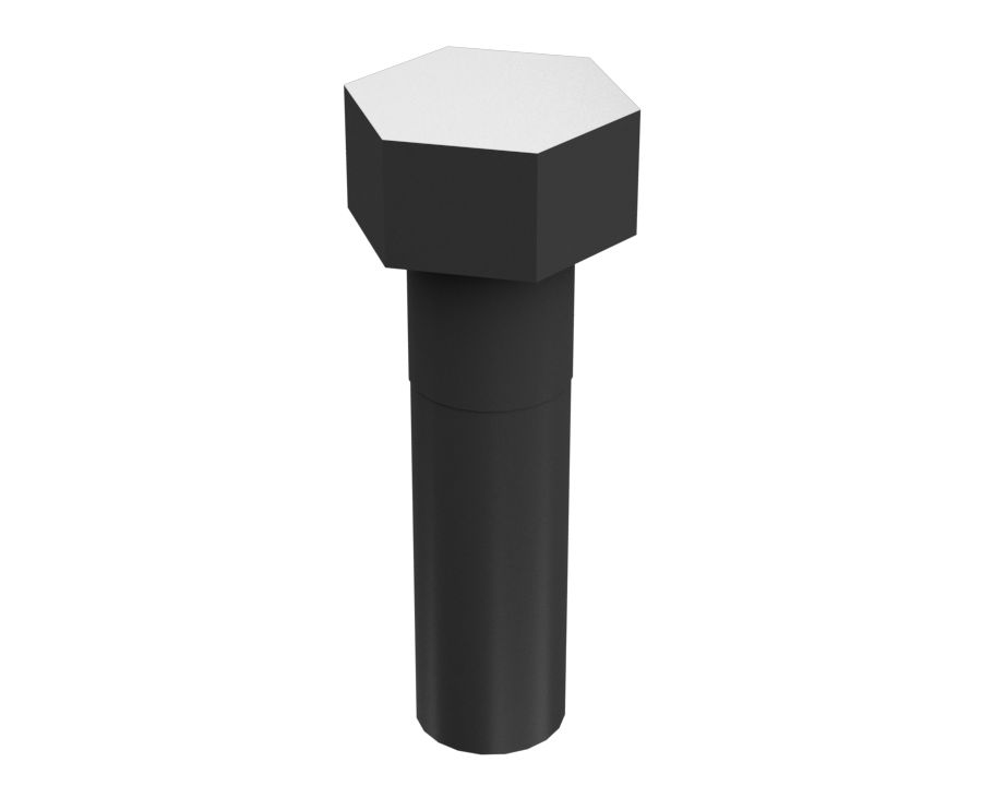 Внешний шестигранный стальной болт с резьбой 1/2-20