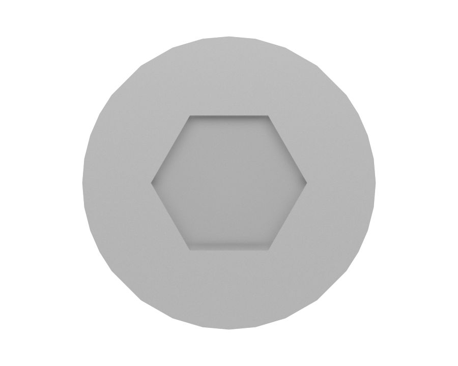 Болт с шестигранной головкой под торцевой ключ, резьба M8-1,25, длина 70 мм