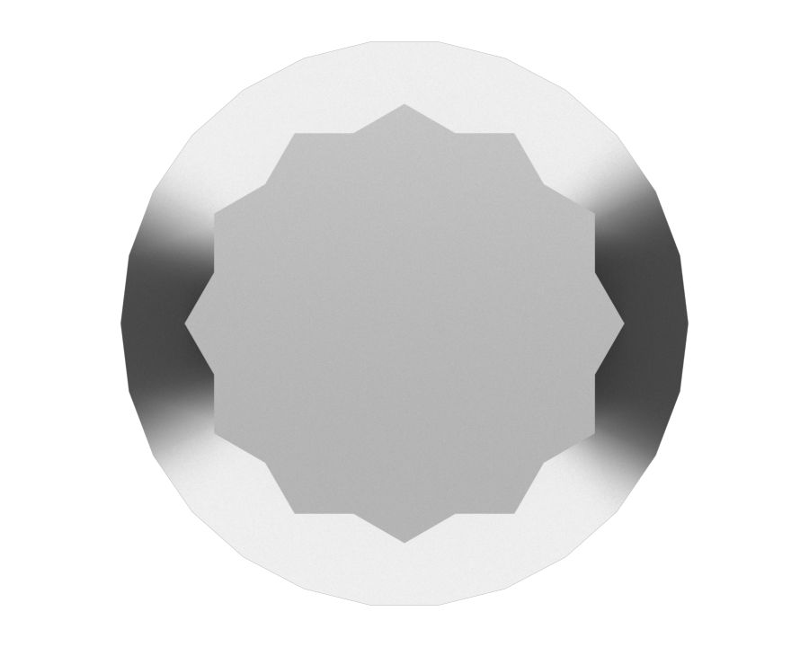 Болт с 12-гранной головкой 3/8"-16 x 3/4