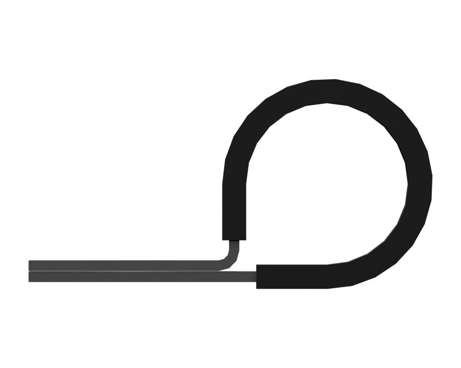 Стальной зажим-петля с внутренним диаметром 19,05 мм