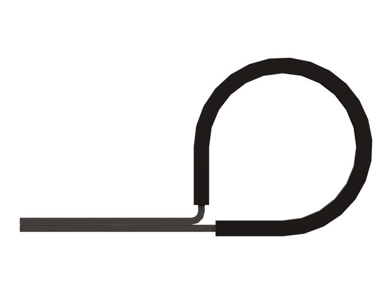 Стальной зажим, внутренний диаметр 26,98 мм