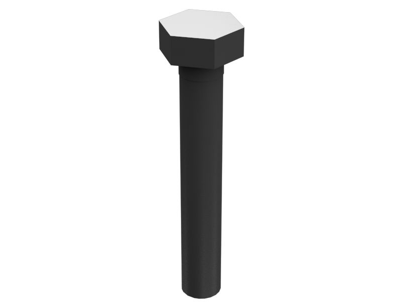 Болт с шестигранной головкой с резьбой M8X1,25