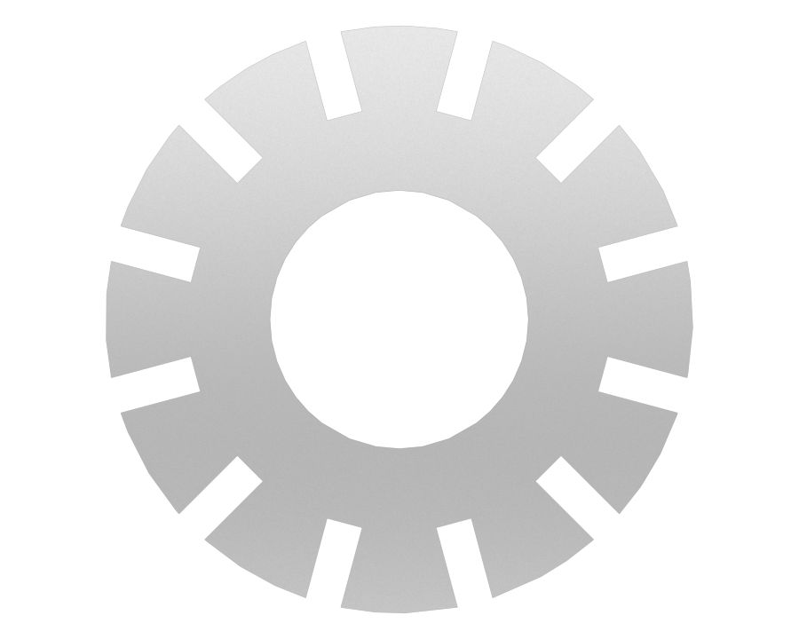 Стопорная шайба с наружным зубом M4