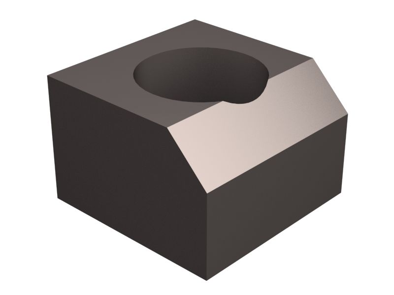Квадратная гайка M20 x 2,5 мм