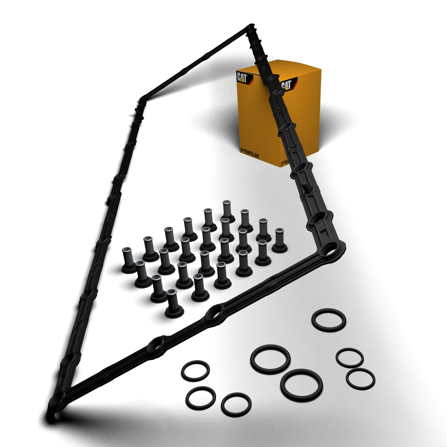 356-1385: Oliepande og oliepumpe pakningssæt