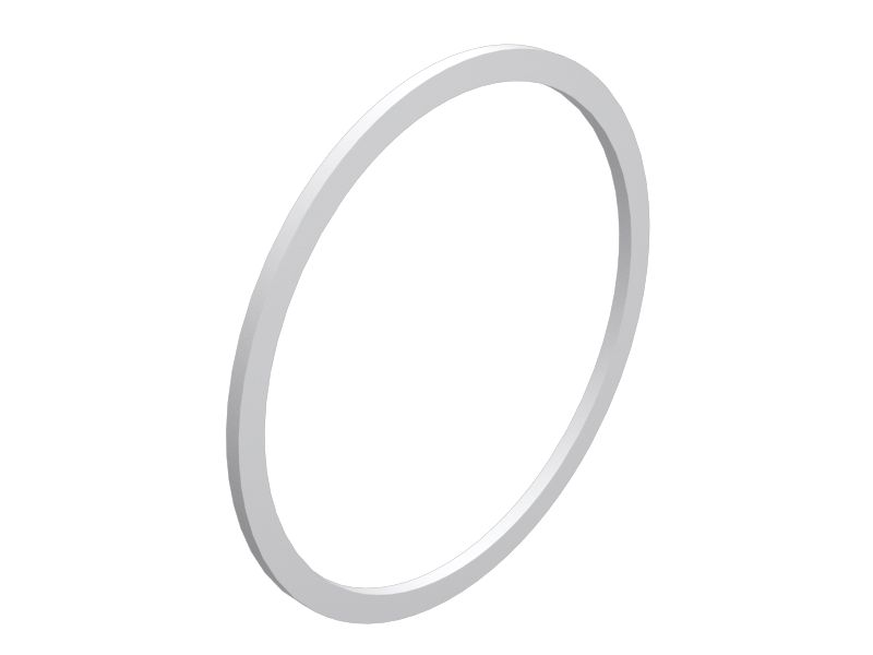 Пластиковое круглое уплотнение, диаметр 137,38 мм