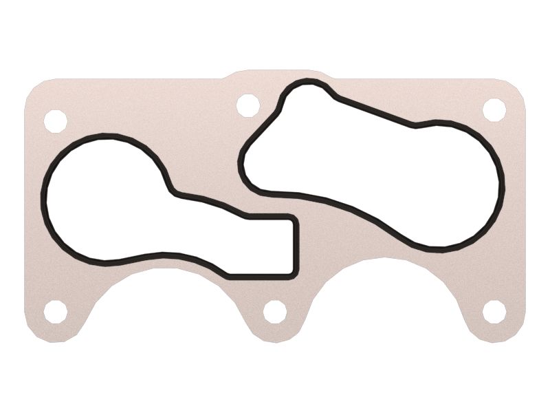 224-6357: 2.28mm Oil Filter Base Edge Bonded Seal Gasket
