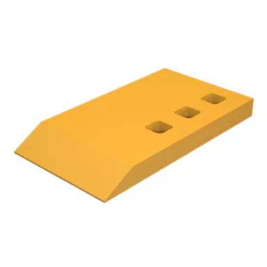 123-0336: Extremo derecho de cuchilla de ARM (Abrasion Resistant Material, Material Resistente a la Abrasión)