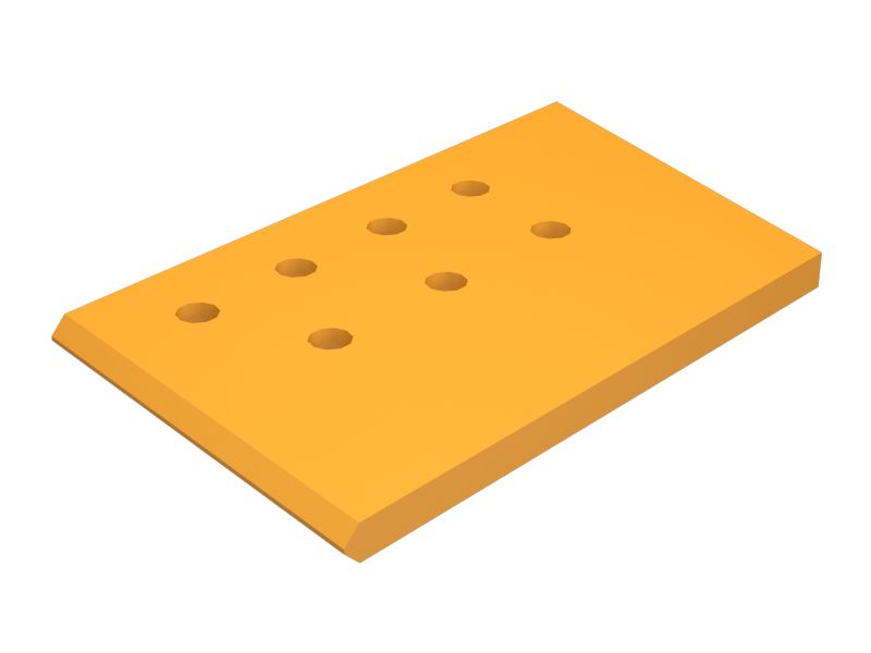 Наружная опора полууниверсального отвала, толщина 25 мм