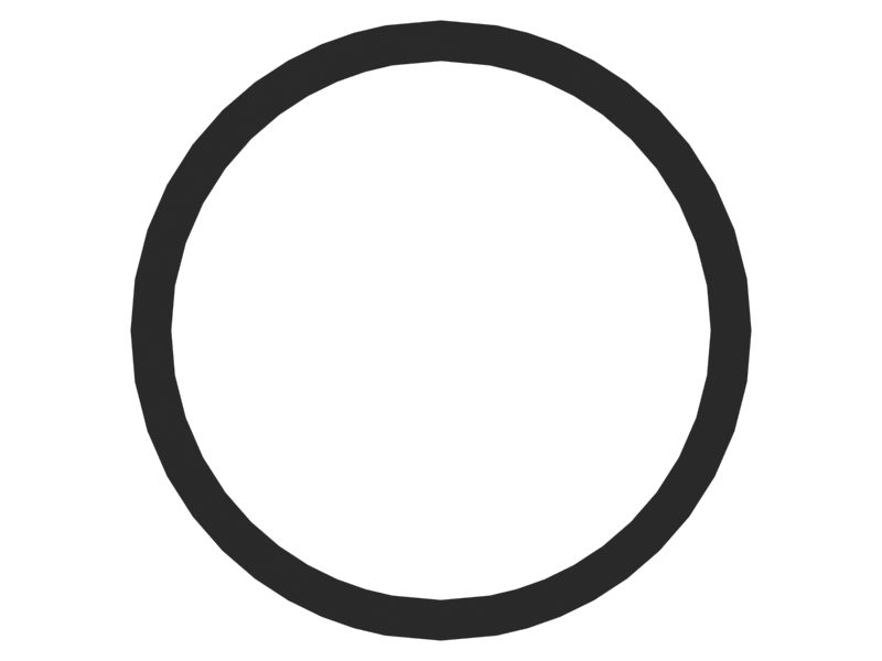 Резиновое опорное кольцо
