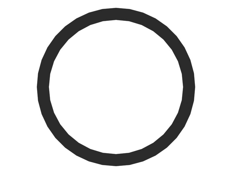 Резиновое опорное кольцо