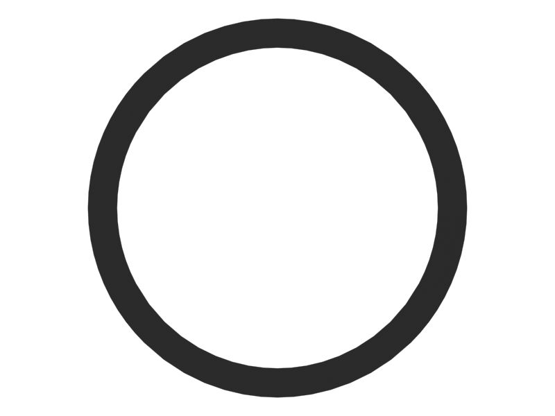 Уплотнение прямоугольного сечения с наружным диаметром 58,5 мм