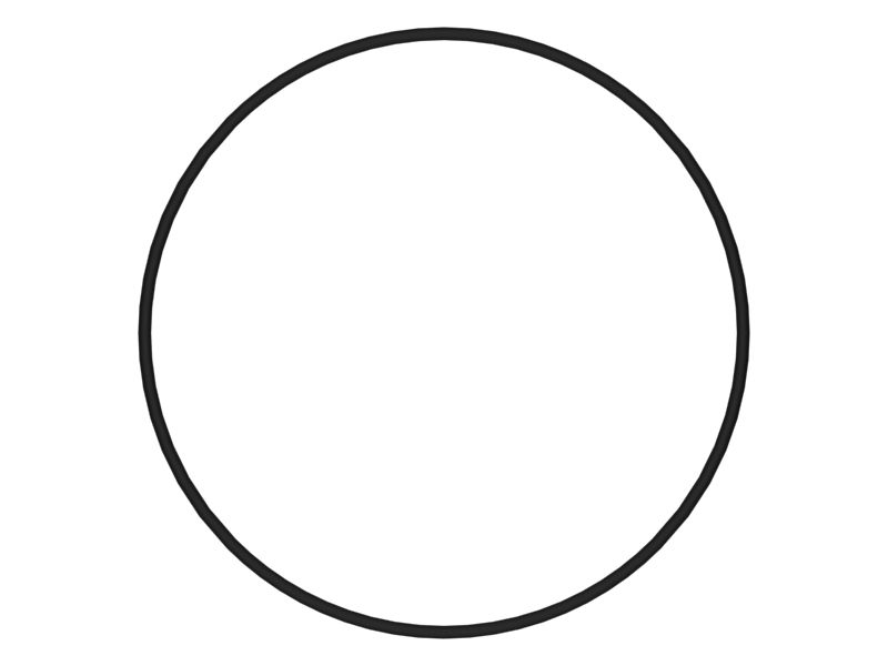 Уплотнительное кольцо внутреннего диаметра 316,86 мм