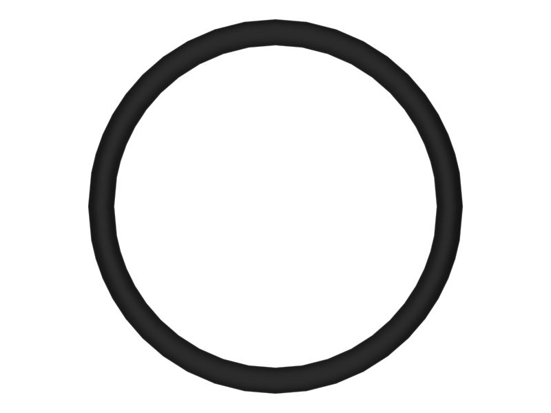 Силиконовое уплотнительное кольцо внутреннего диаметра 66 мм