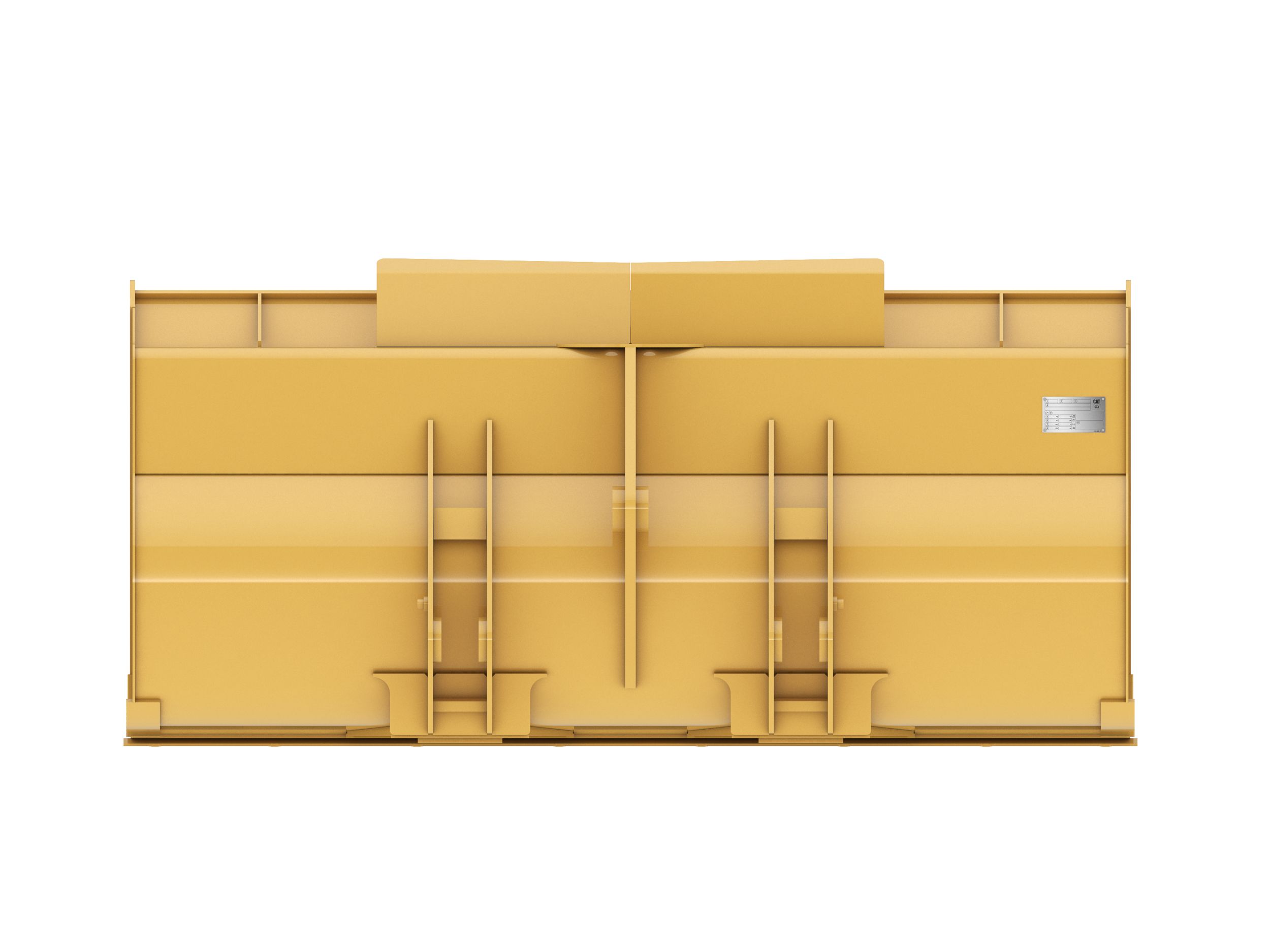 Ковш 1,8 м3 (2,4 ярда3), крепление на пальцах, режущая кромка с болтовым креплением