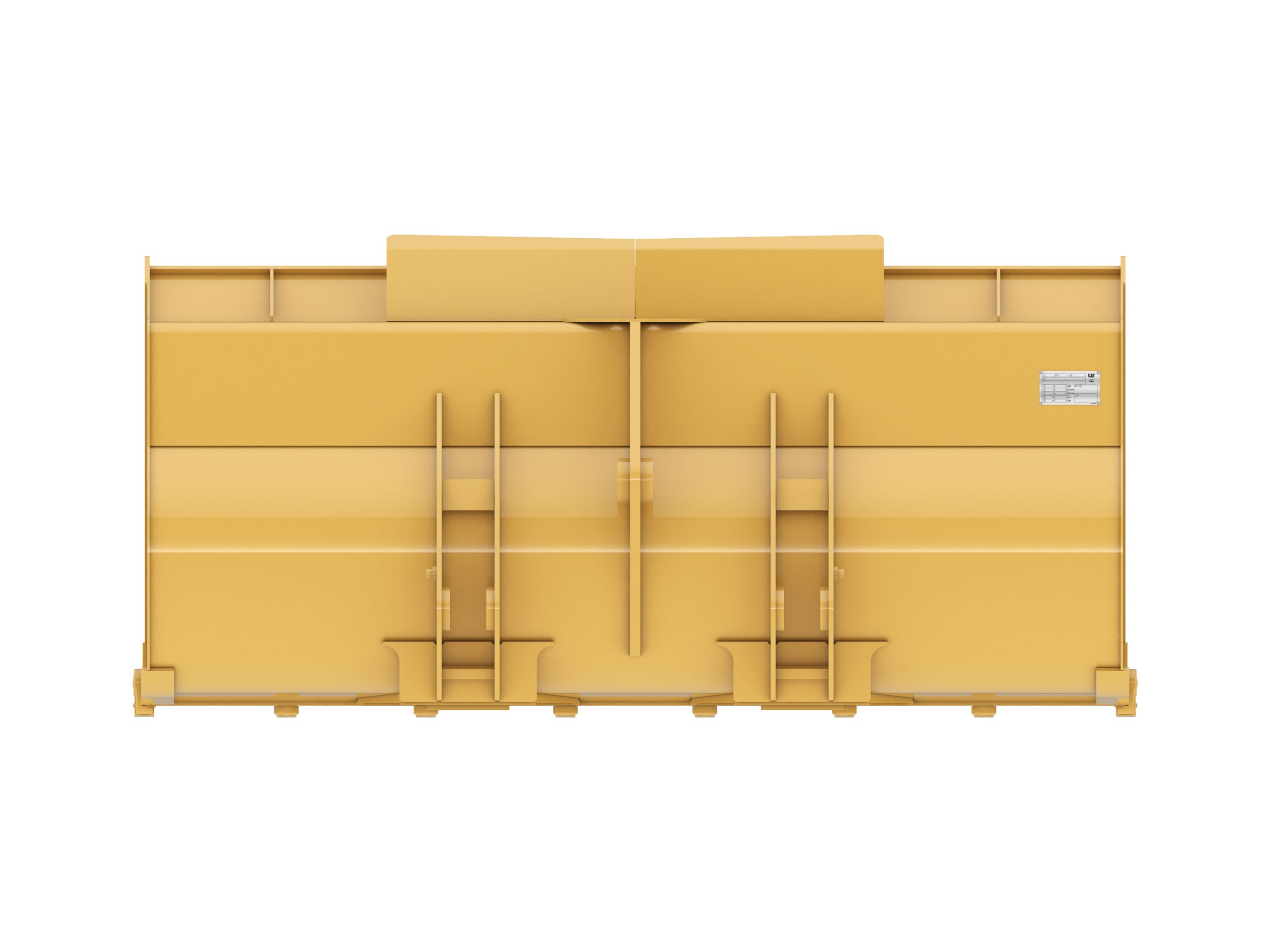 Ковш 1,7 м3 (2,2 ярда3), крепление на пальцах, зубья с болтовым креплением