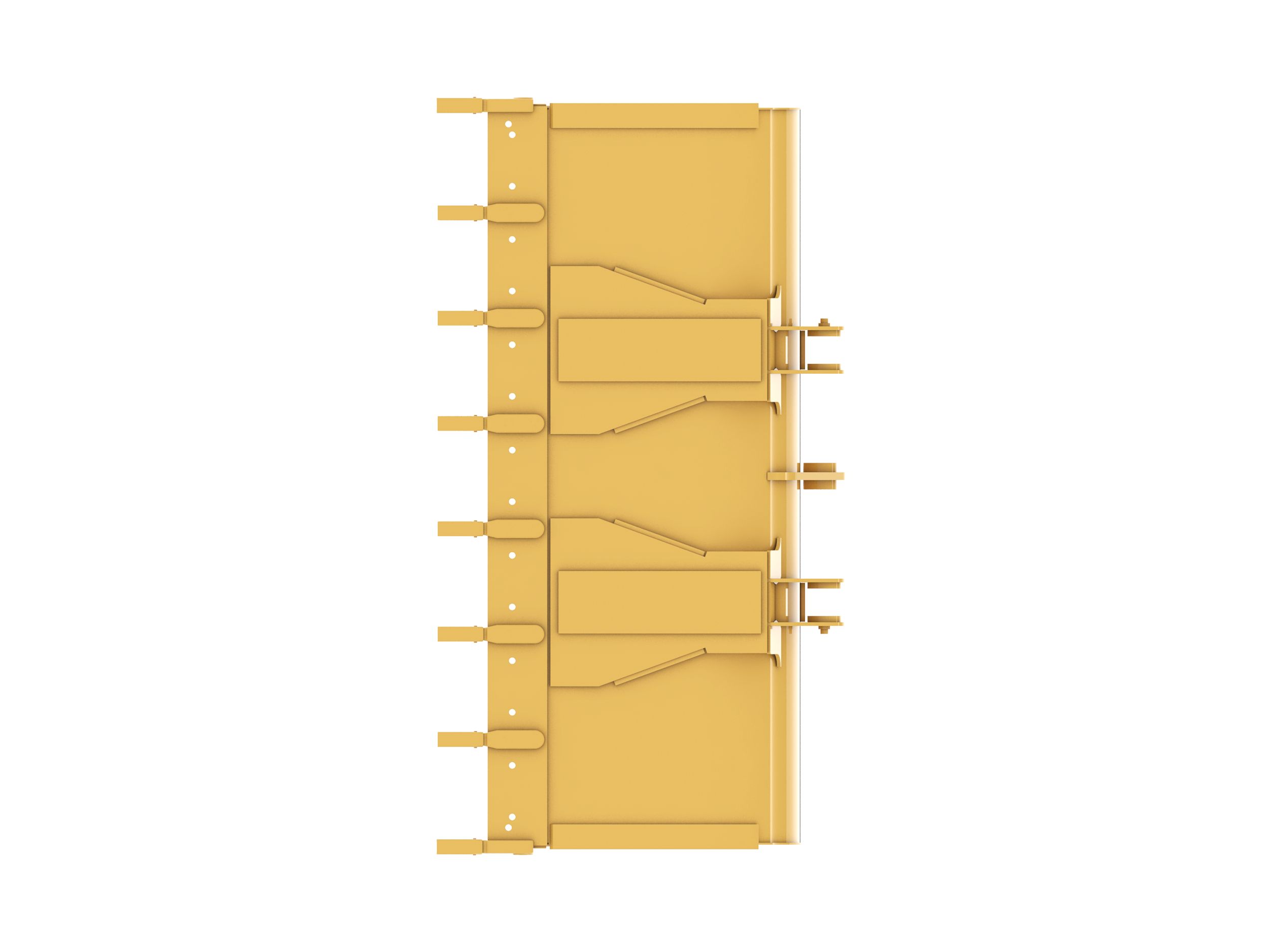 Ковш 1,8 м3 (2,4 ярда3), крепление на пальцах, зубья с болтовым креплением