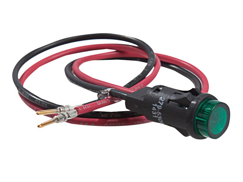 279-5308: Светодиодная зеленая лампа 24 В