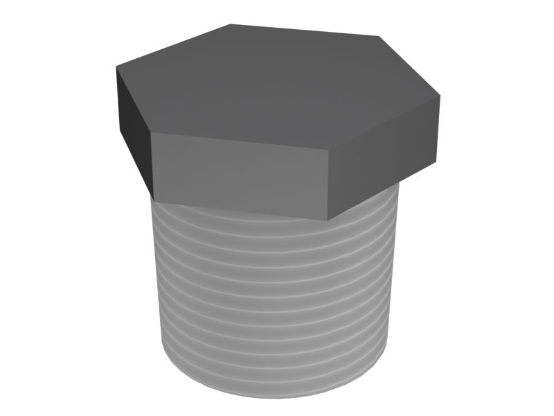 Заглушка с шестигранной резьбой NPTF 1/2-14