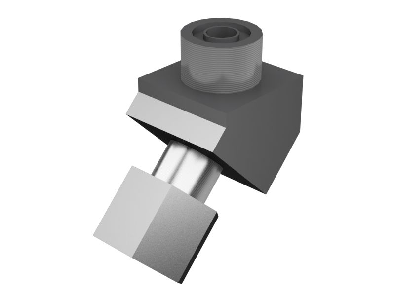 Коленчатый переходник 45 градусов для гидравлической жидкости с шестигранной гайкой