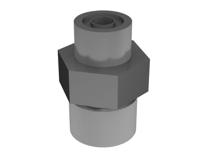 Прямой переходник длиной 38,50 мм