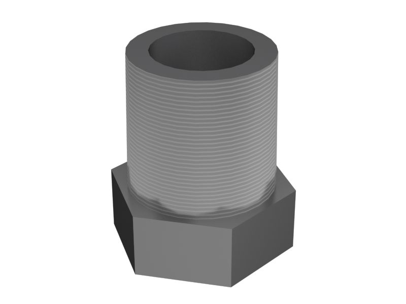 Прямой переходник для переноса жидкости длиной 29,70 мм