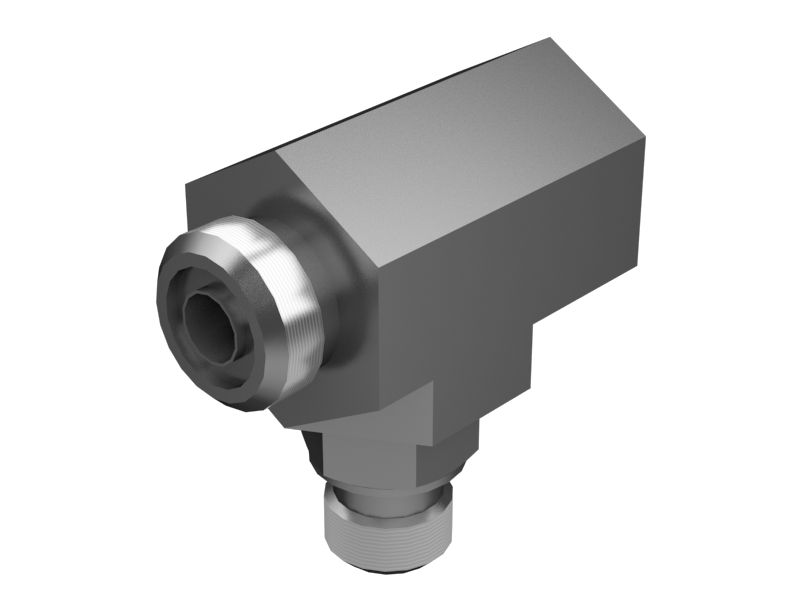 Тройниковый переходник жидкостной системы с шестигранной гайкой 19,05 мм