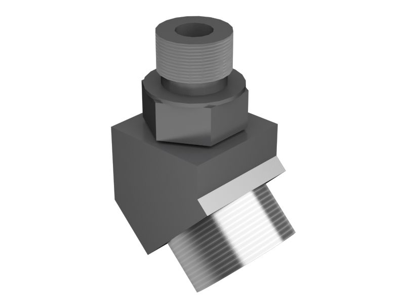 Переходной коленчатый патрубок 45° (ORFS/STOR)