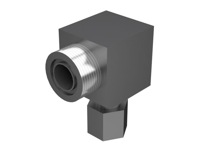 Коленчатый переходник 90 градусов длиной 42,40 мм