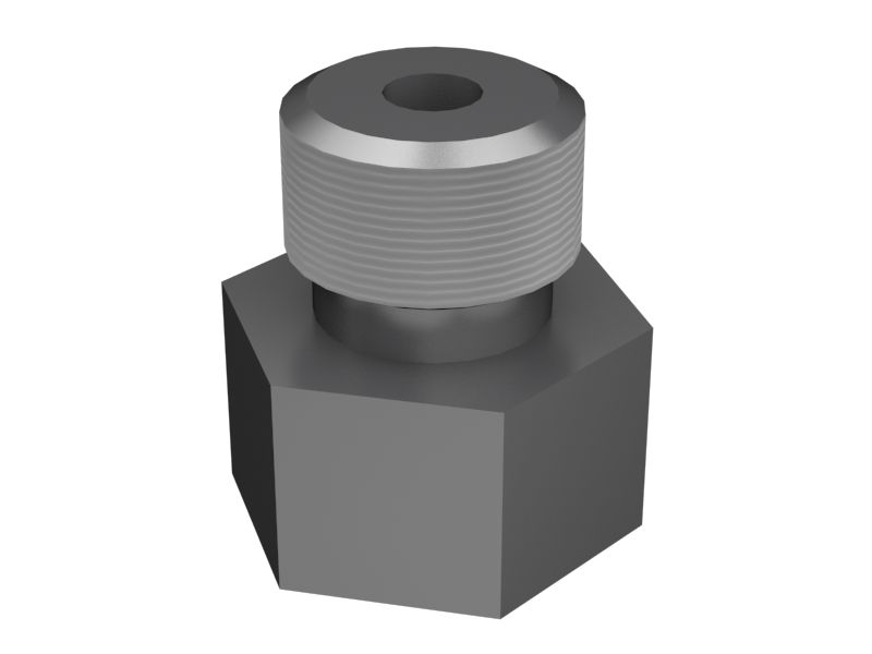 Шестигранная заглушка с резьбой 3/8-24