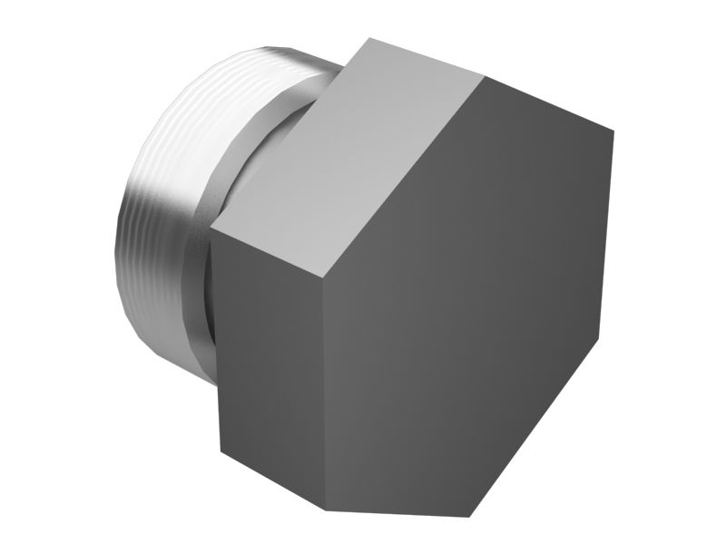 Заглушка с шестигранной головкой с резьбой 1 1/8-12-2A