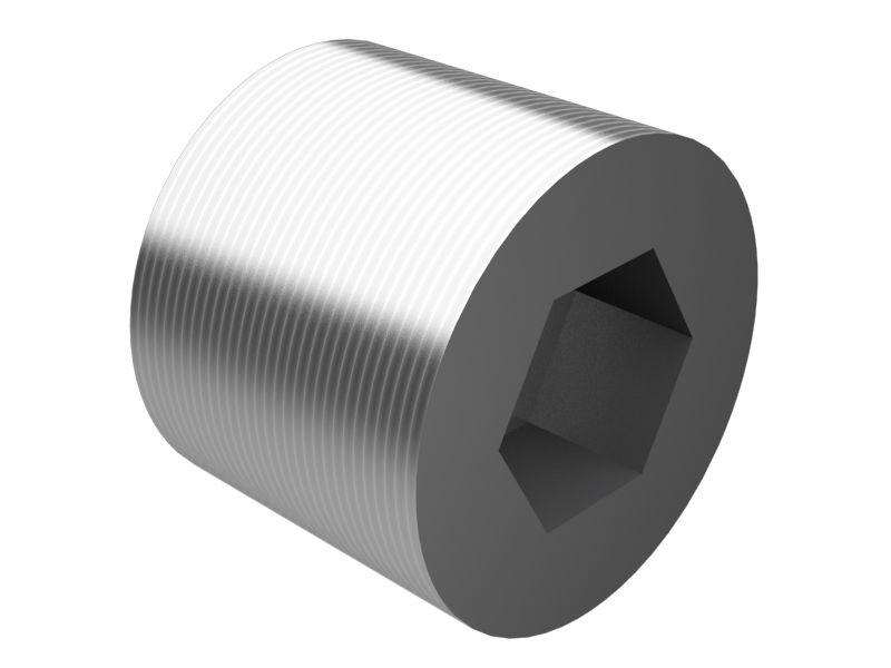7W-6534: 3/8-18 NPTF Thread Hex-Drive Plug