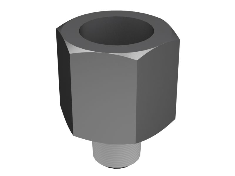 Прямой переходник с резьбой 1/4 " X 1/8