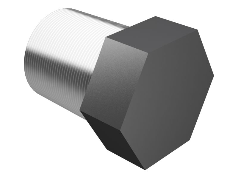 Заглушка с шестигранной головкой и резьбой 1/8-27 NPTF