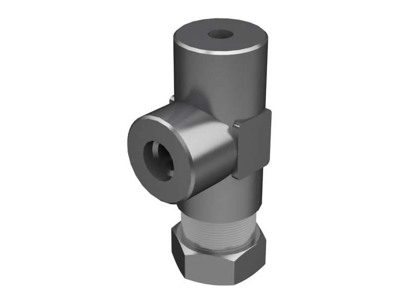 3S-8666: Fluid Carrying 45° Elbow Adapter