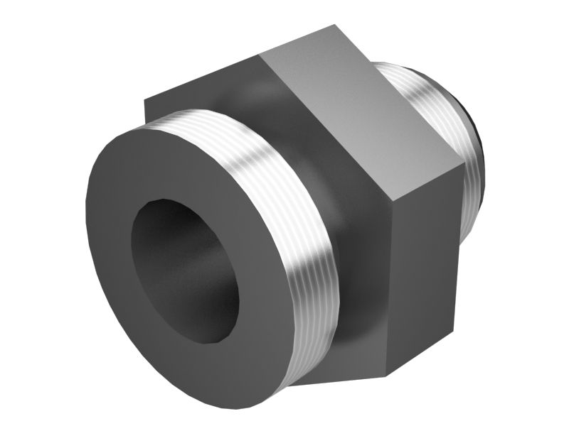 Коленчатый переходник 90 градусов длиной 38,90 мм