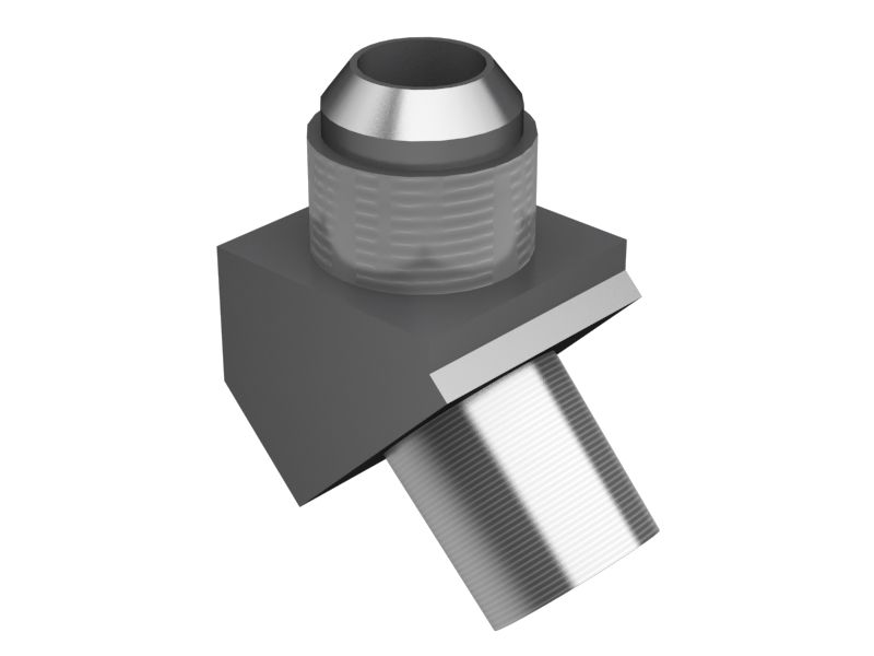 Переходной коленчатый патрубок, 45 градусов