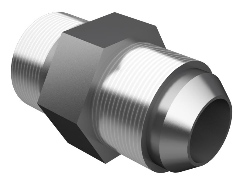 Шестигранный прямой переходник 25,40 мм из плакированной стали