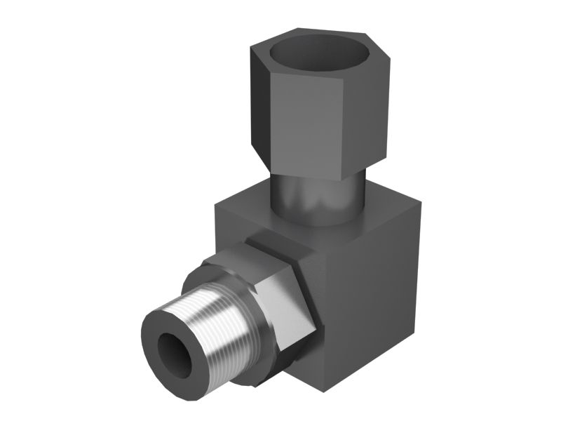 Коленчатый переходник 90 градусов длиной 40,50 мм