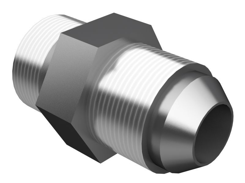 Шестигранный стальной прямой переходник 22,23 мм с покрытием