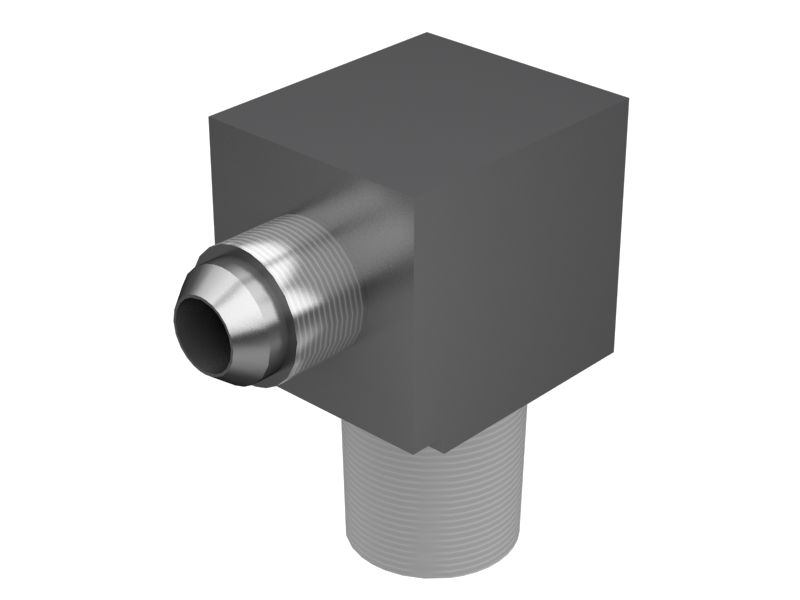 Коленчатый переходник 90 градусов длиной 37,30 мм