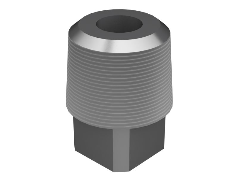 Заглушка с квадратным хвостовиком с резьбой 1/2-14 NPTF