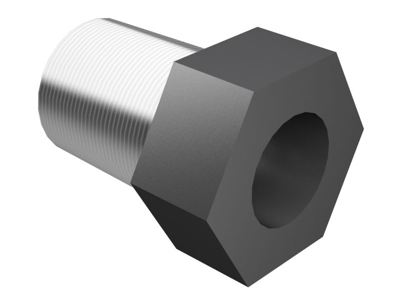 Прямой переходник длиной 21,60 мм